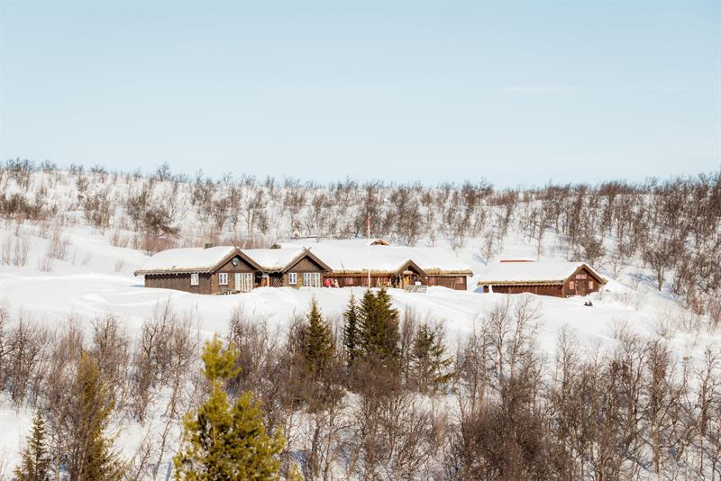 Winter landscape at Hakkeset, drone pic