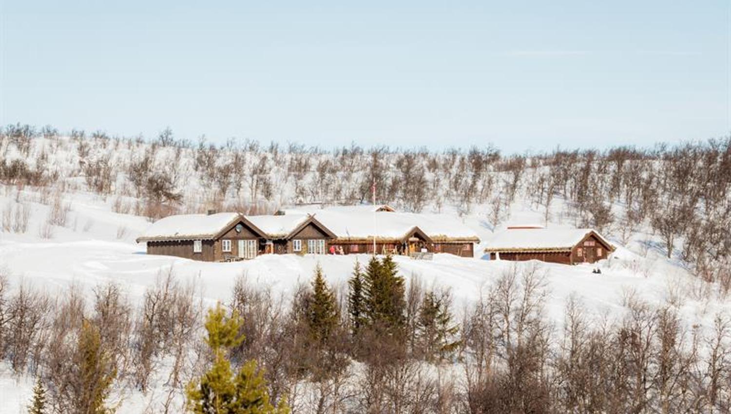 Winter landscape at Hakkeset, drone pic