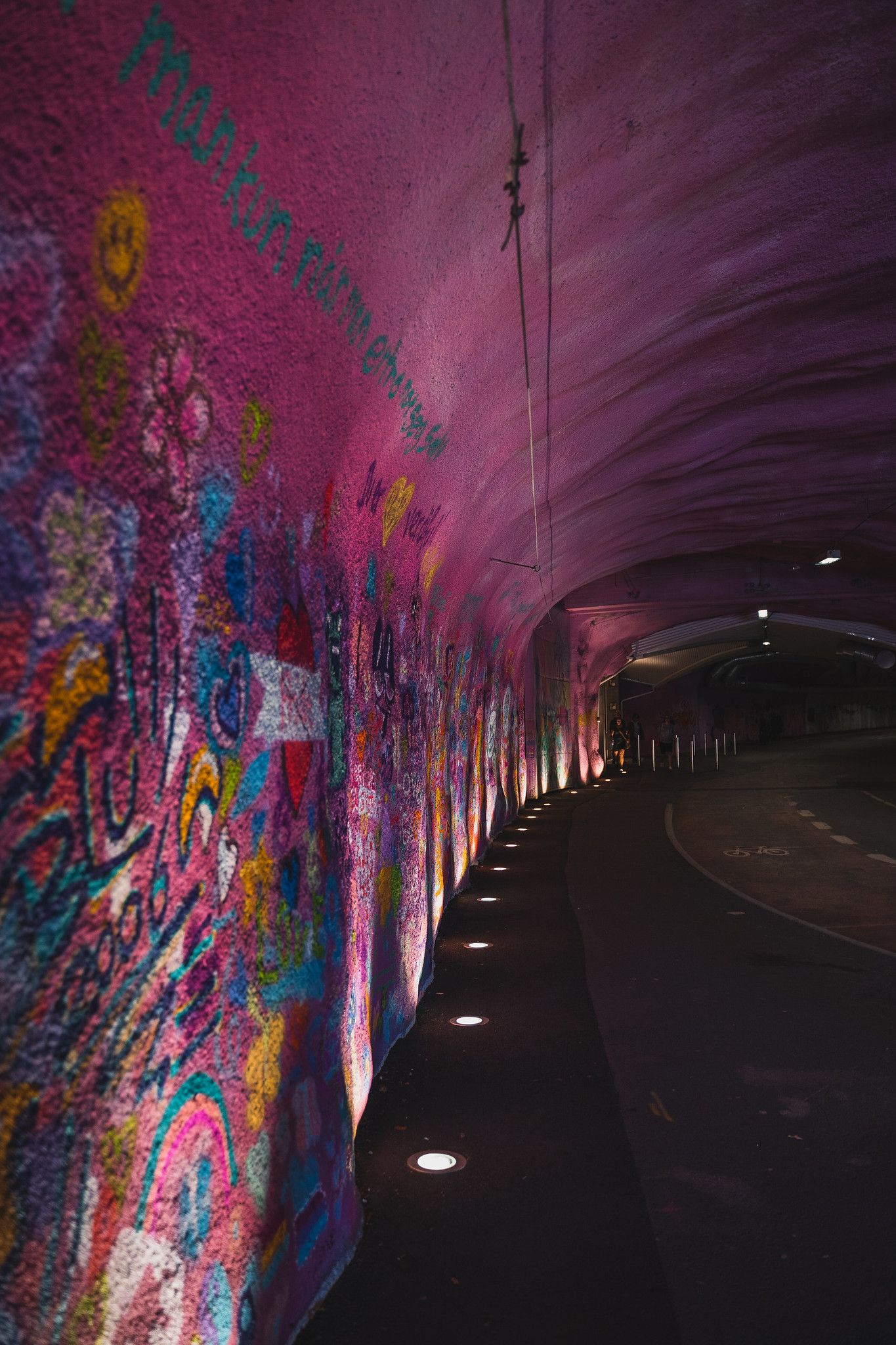 Inngang til glassheisen