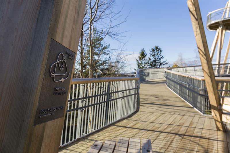 kart over tårnet som er universell utformet