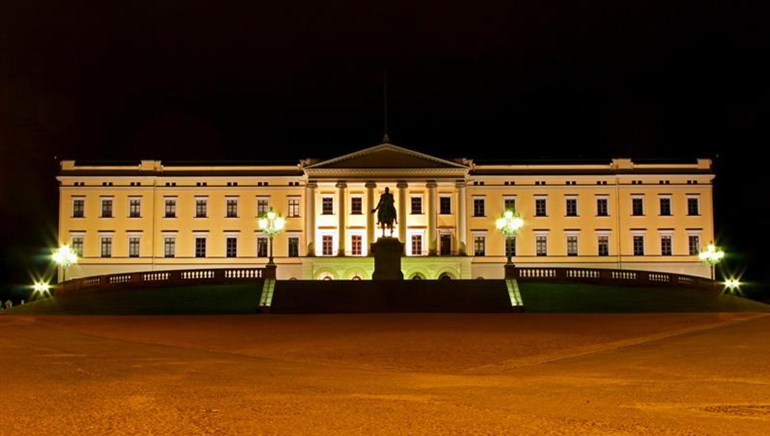 Slottet på natta.