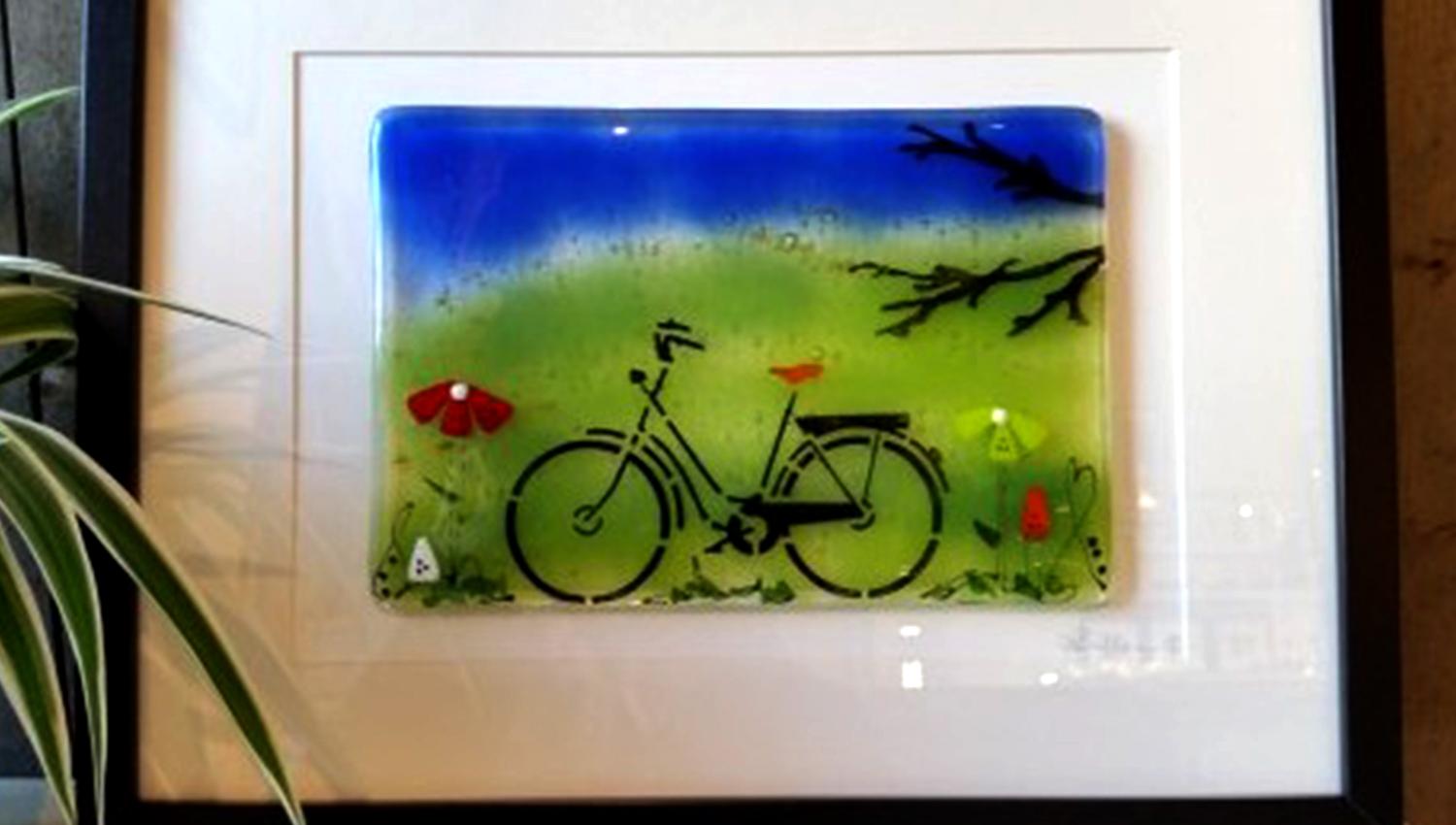 Glasslåven - picture art made from glass
