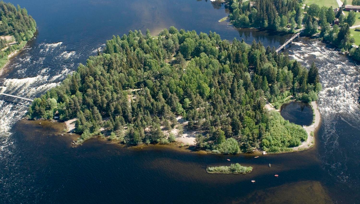 Norsk Skogmuseum, flyfoto Prestøya