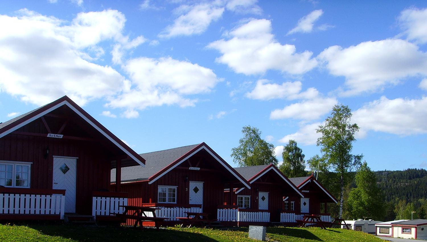 Cabins 1-5 at Føllingstua Camping