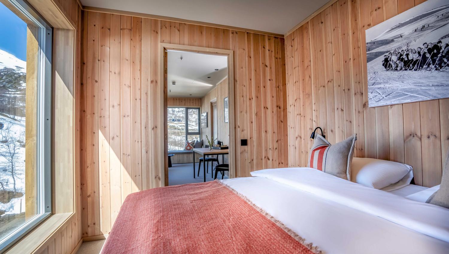 Soverom hotell.