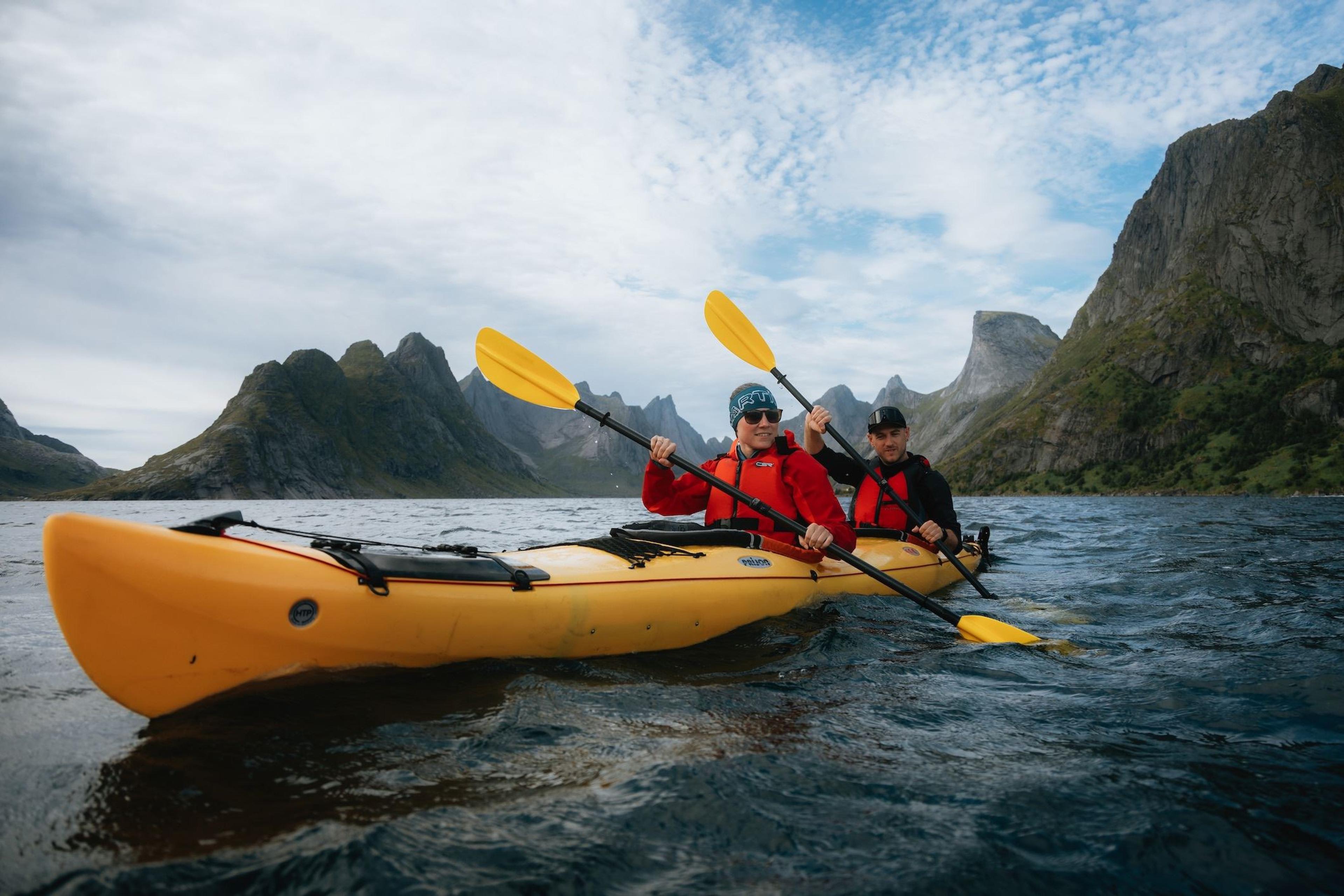 Explore Reinefjord by kayak (3h)