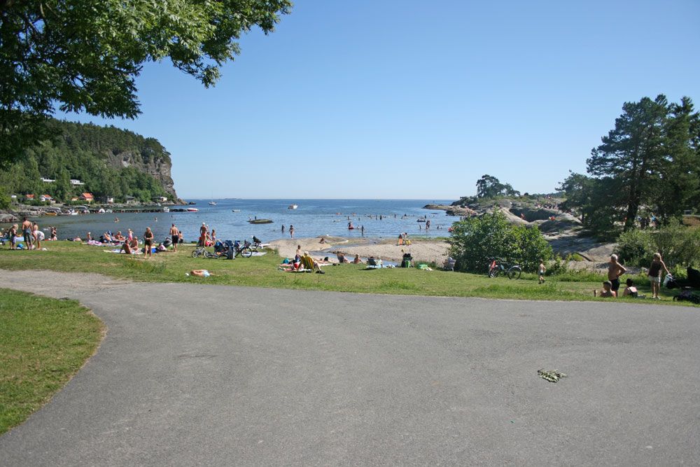 beach at Rognstranda Camping 