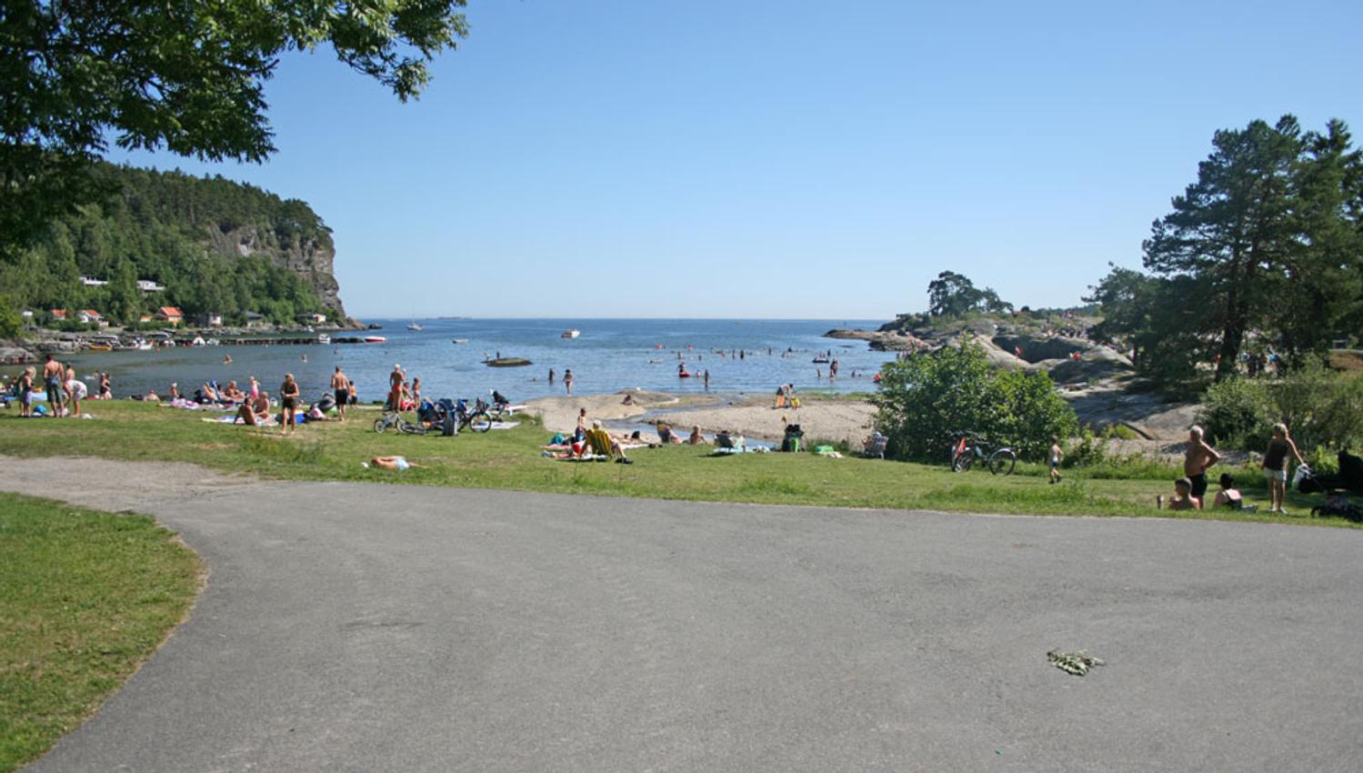 beach at Rognstranda Camping