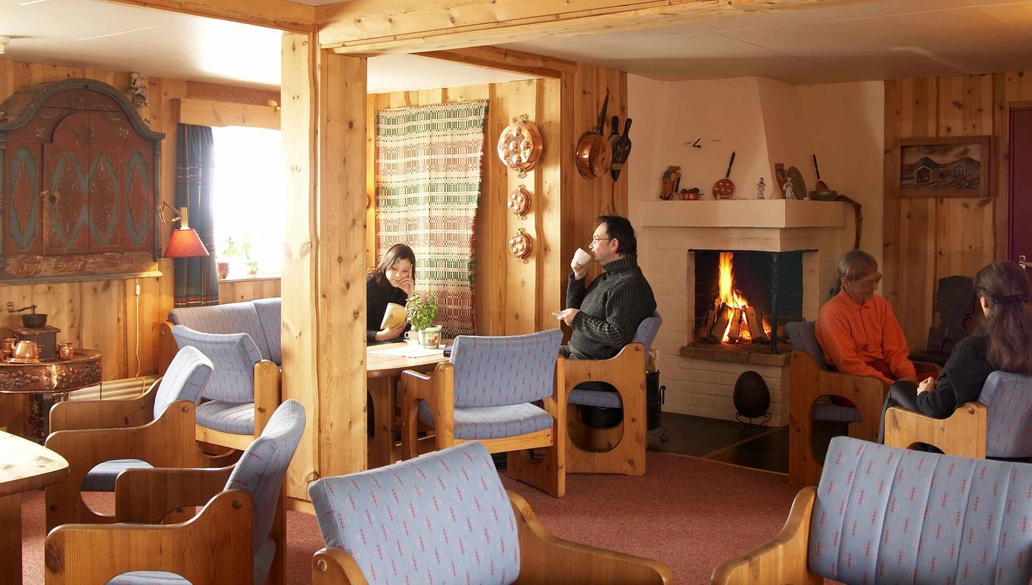 Kaffebar på Lillehammer Fjellstue
