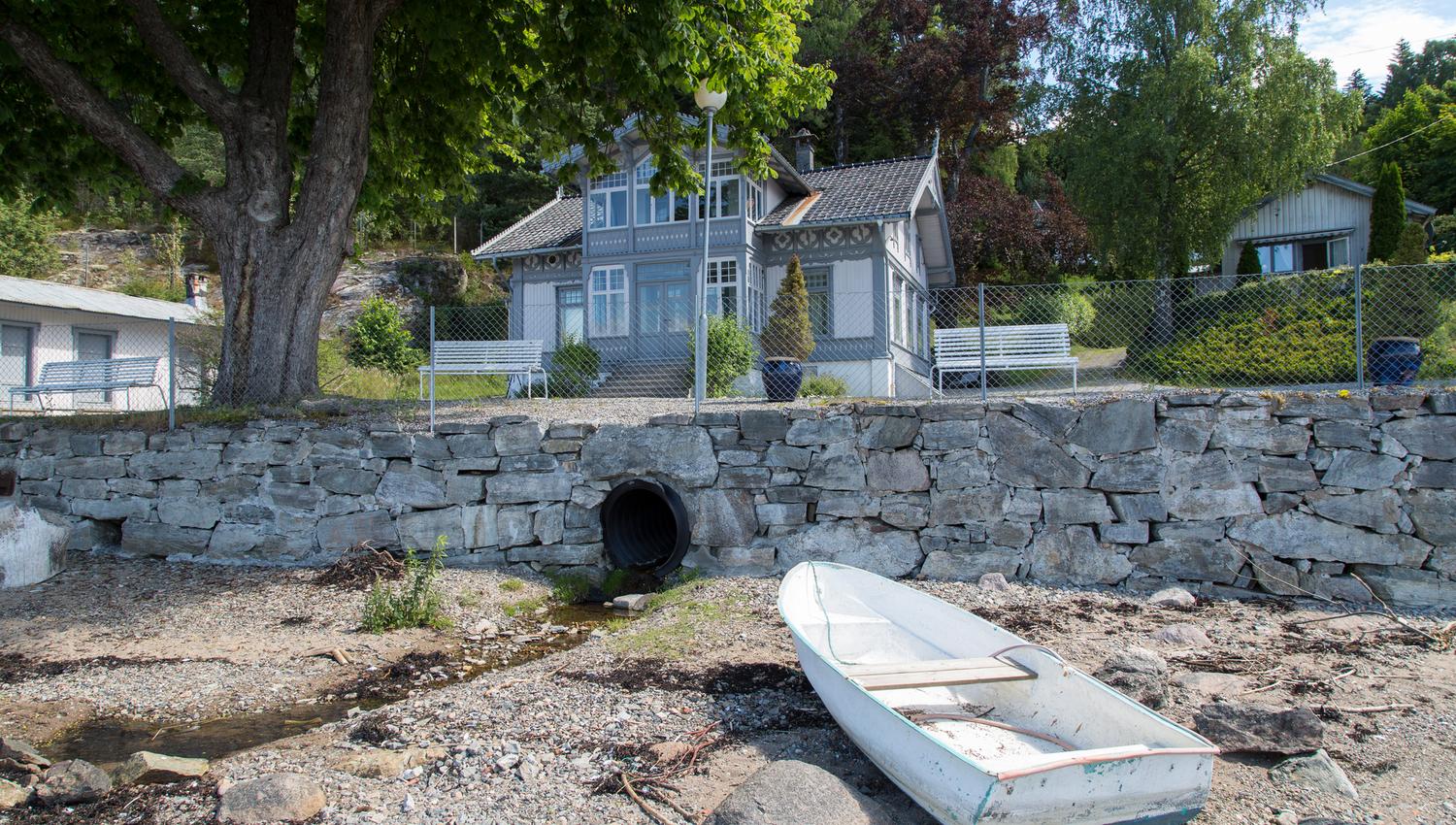 Roald Amundsens hjem Ute fra vannkanten
