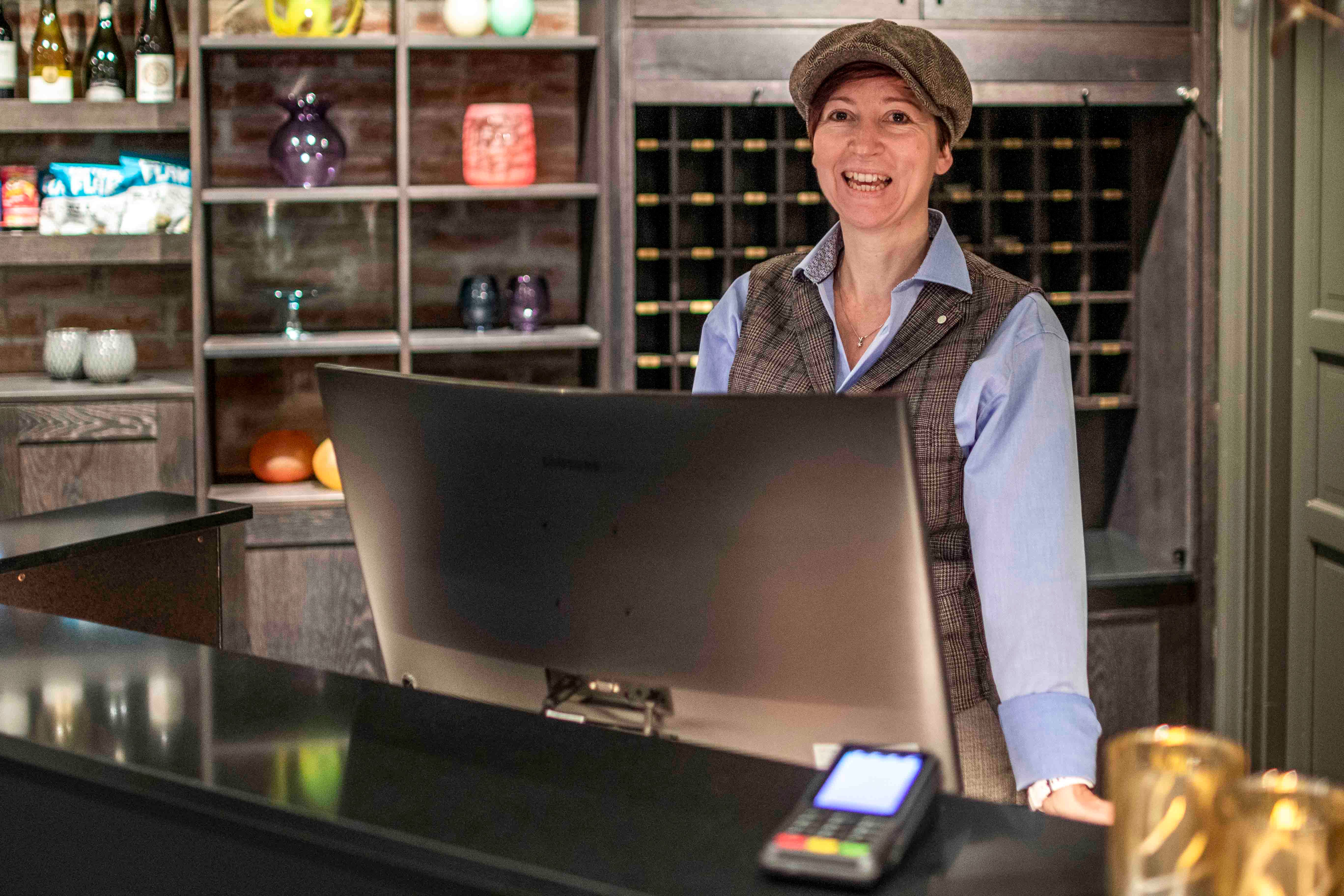 The hotel manager Hanna Stenberg