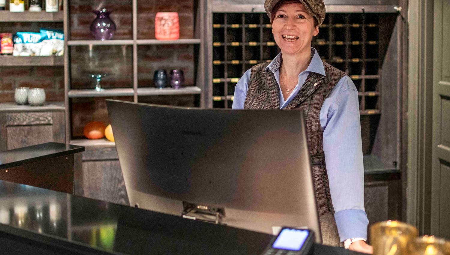 The hotel manager Hanna Stenberg