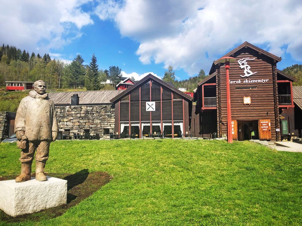 museum building of Norwegian Ski Adventure in Morgedal 