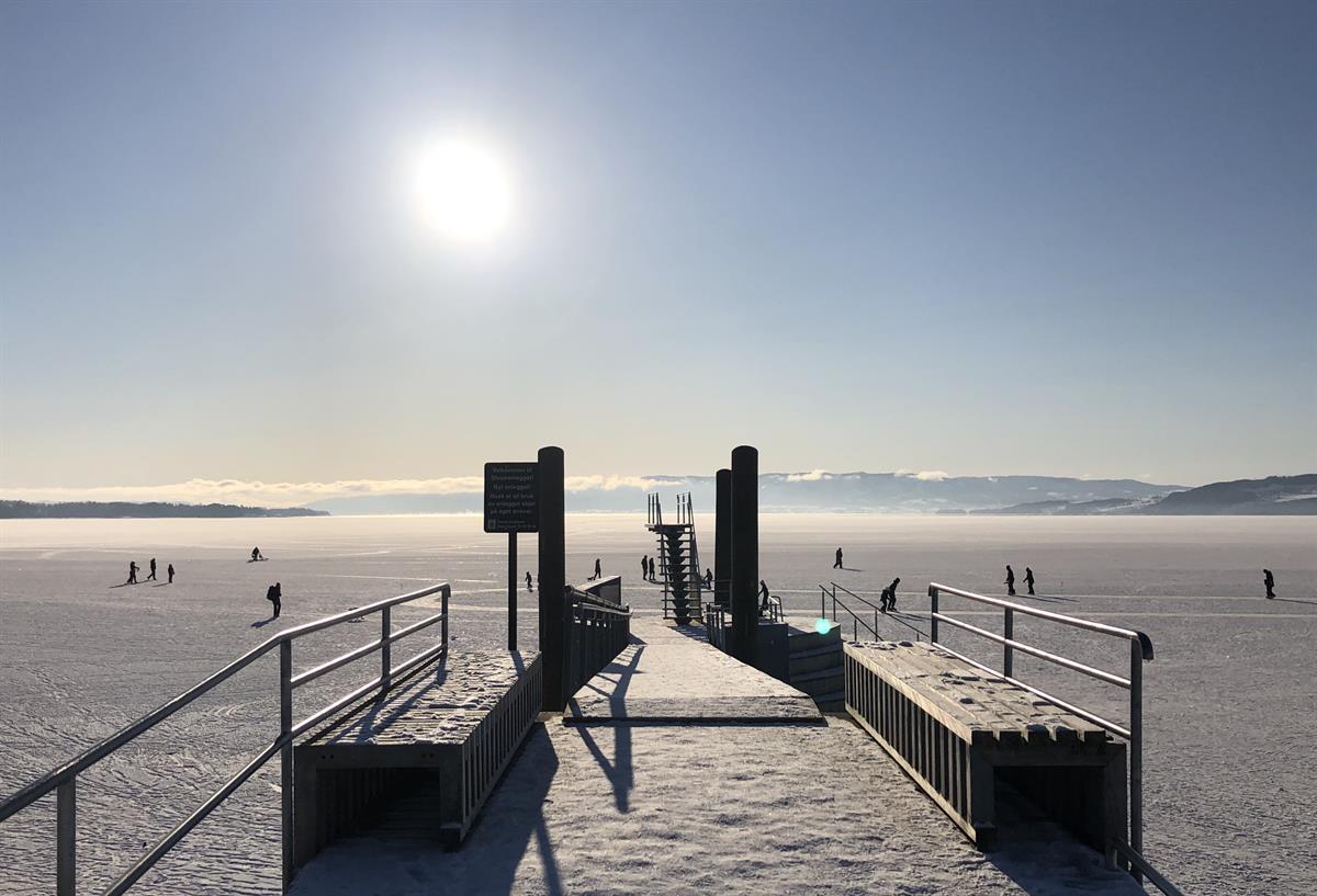 Stupetårnet i Hamar vinter