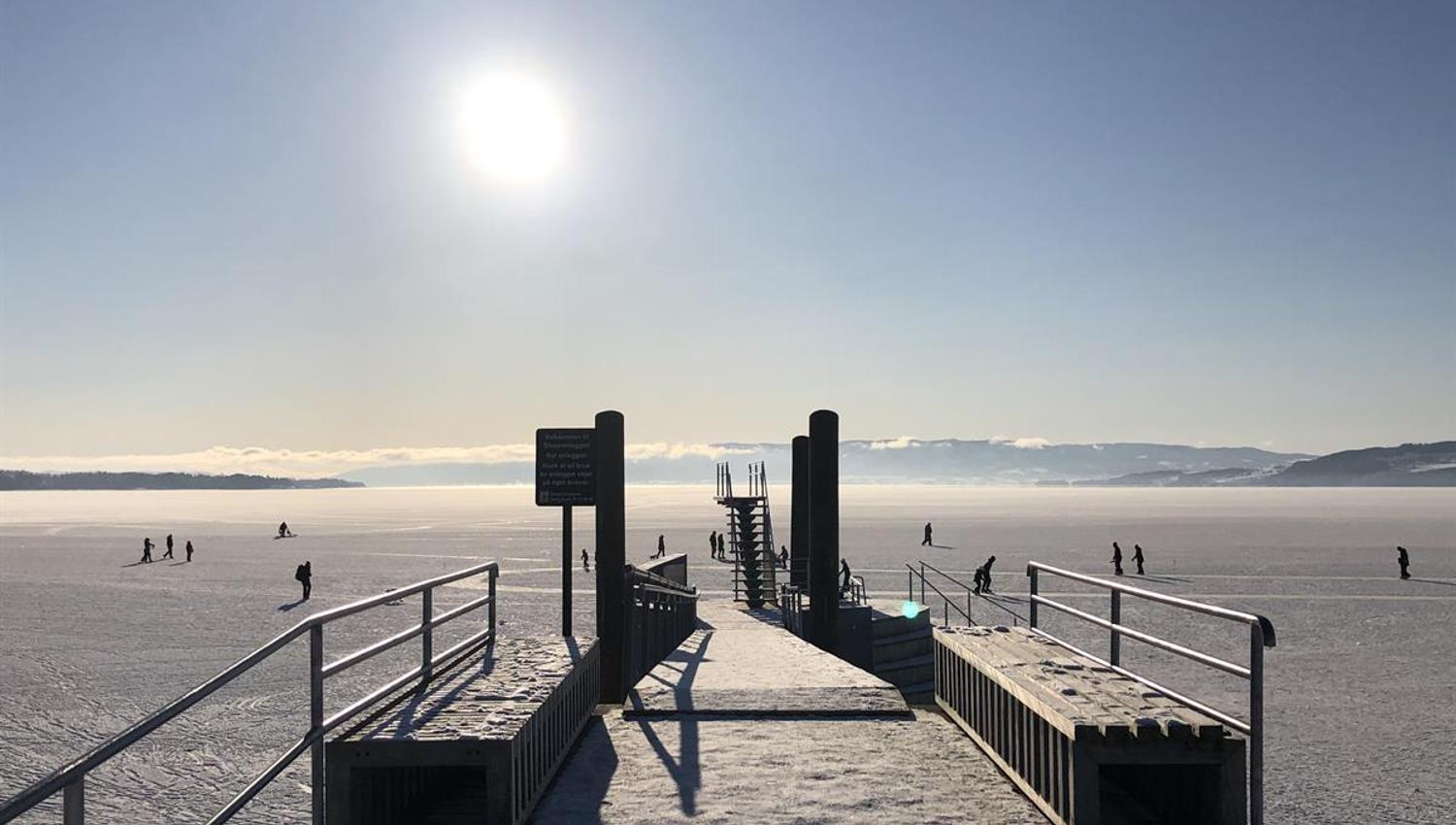 Stupetårnet i Hamar vinter