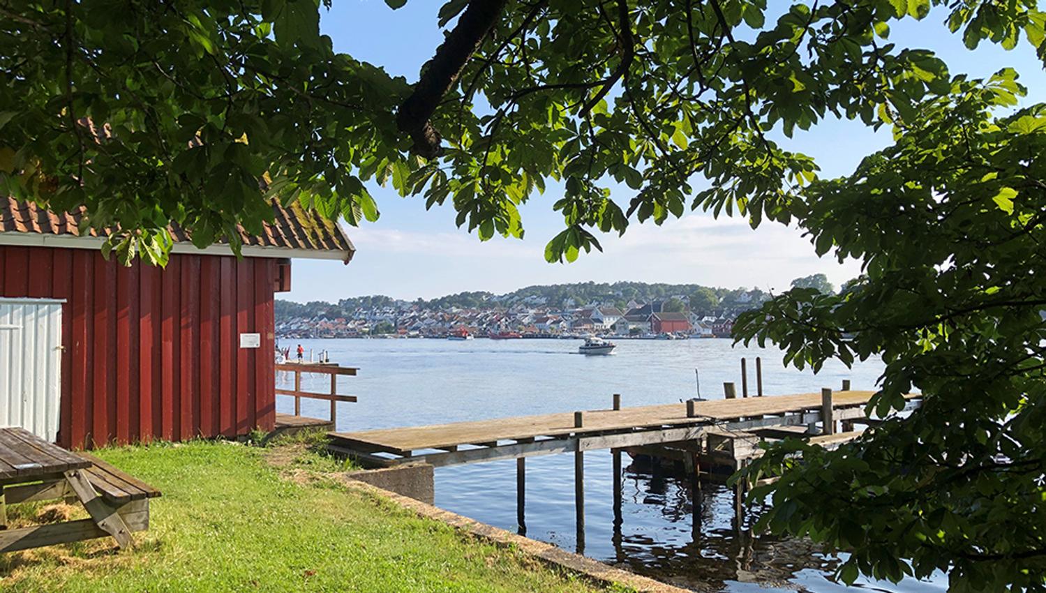 Langøya Hovedgård view to Langesund