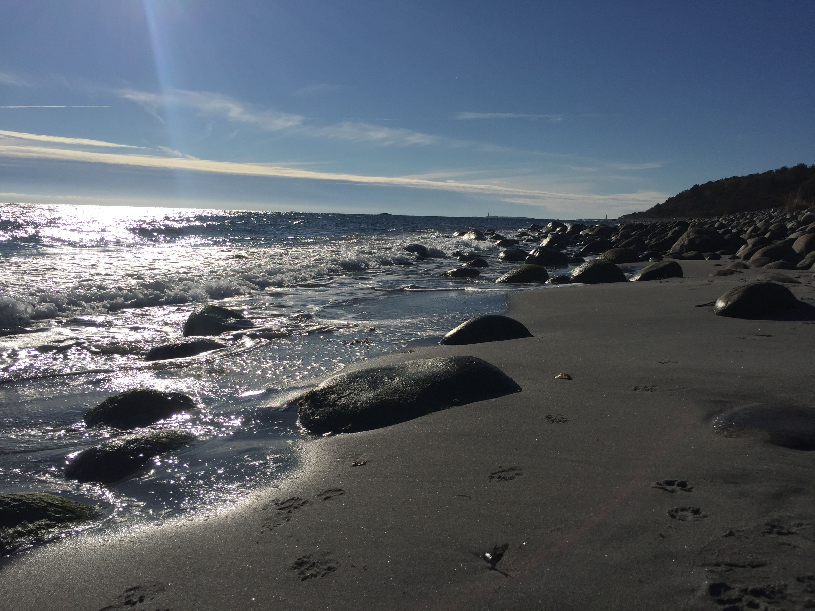 Sandstranda på Spornes på Tromøy.