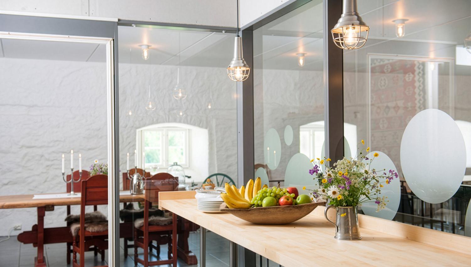 Pauserom på Helgaker gård