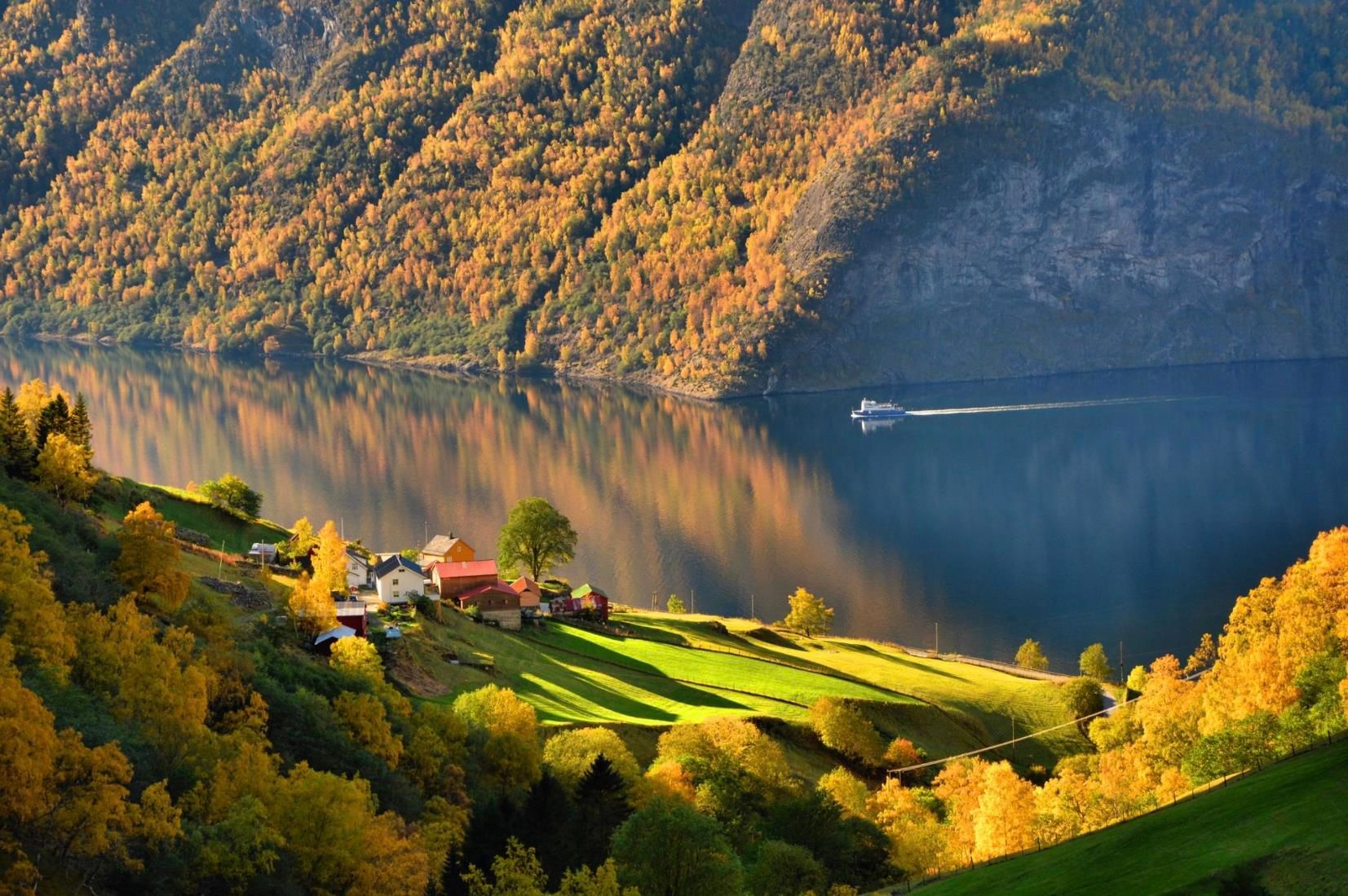 A view of the Sognefjord