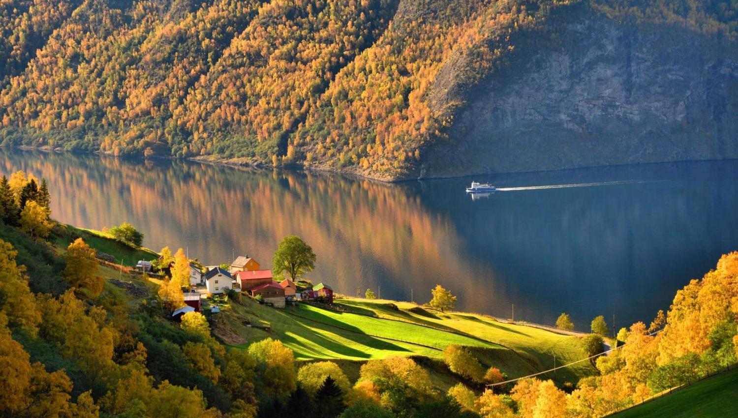 A view of the Sognefjord