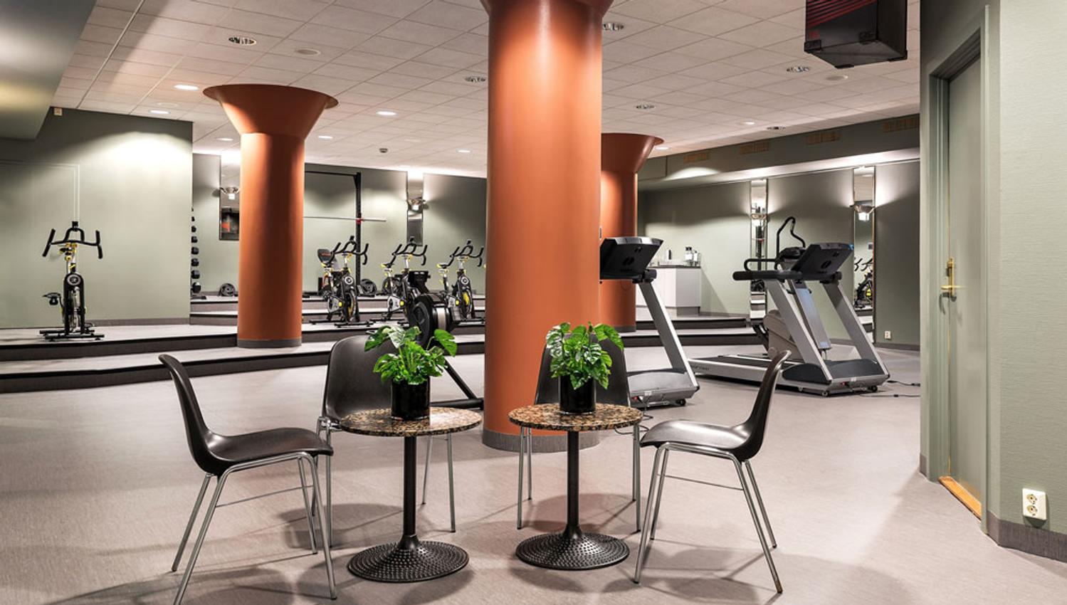 treningsrom på Hotell Vic