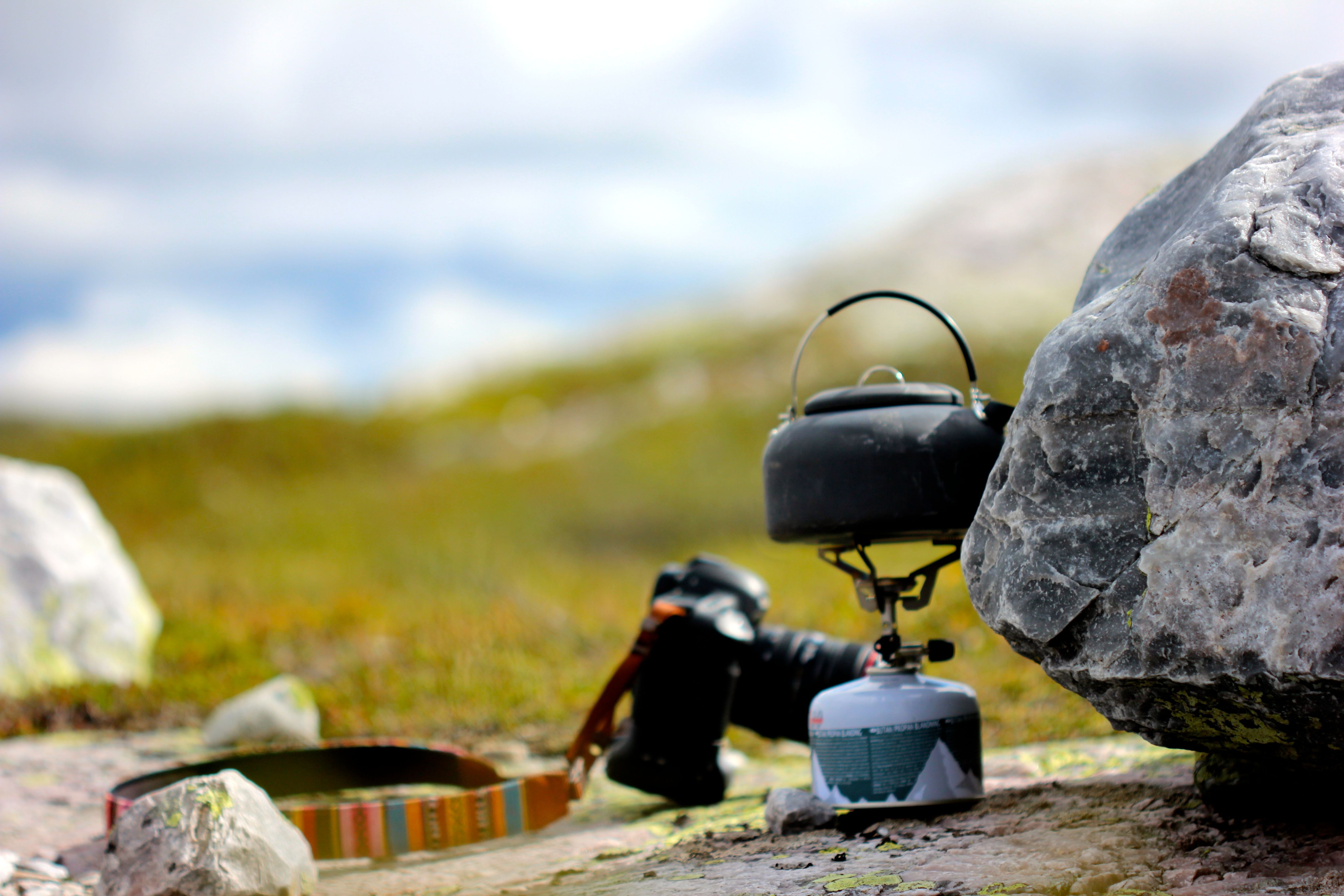 Kaffekoker på primus