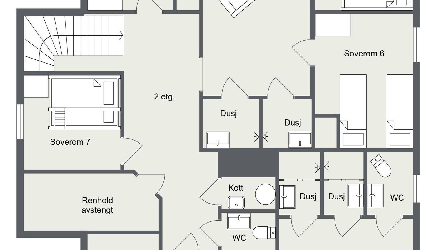 floor plan Låven hafjell