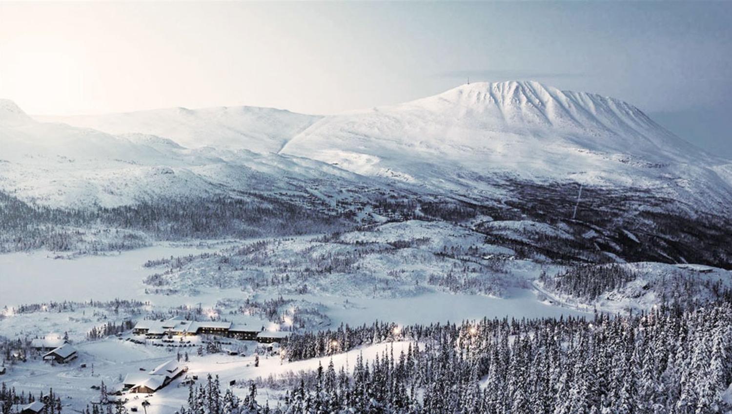 Gaustatoppen om vinteren