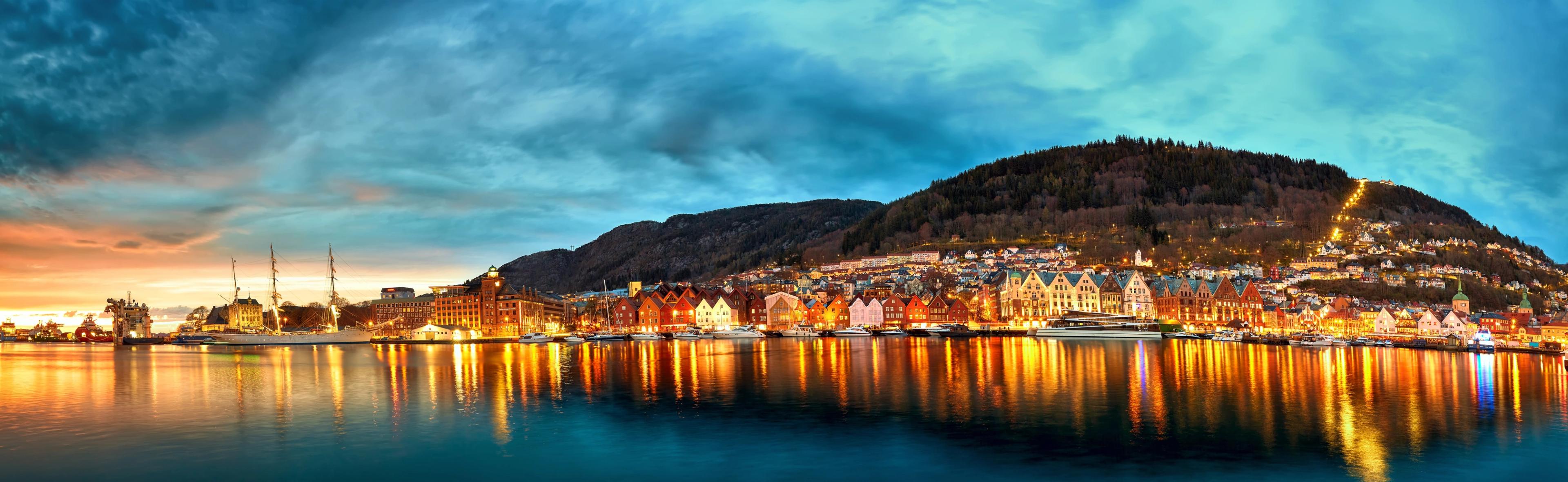 Panoramic View of Bergen