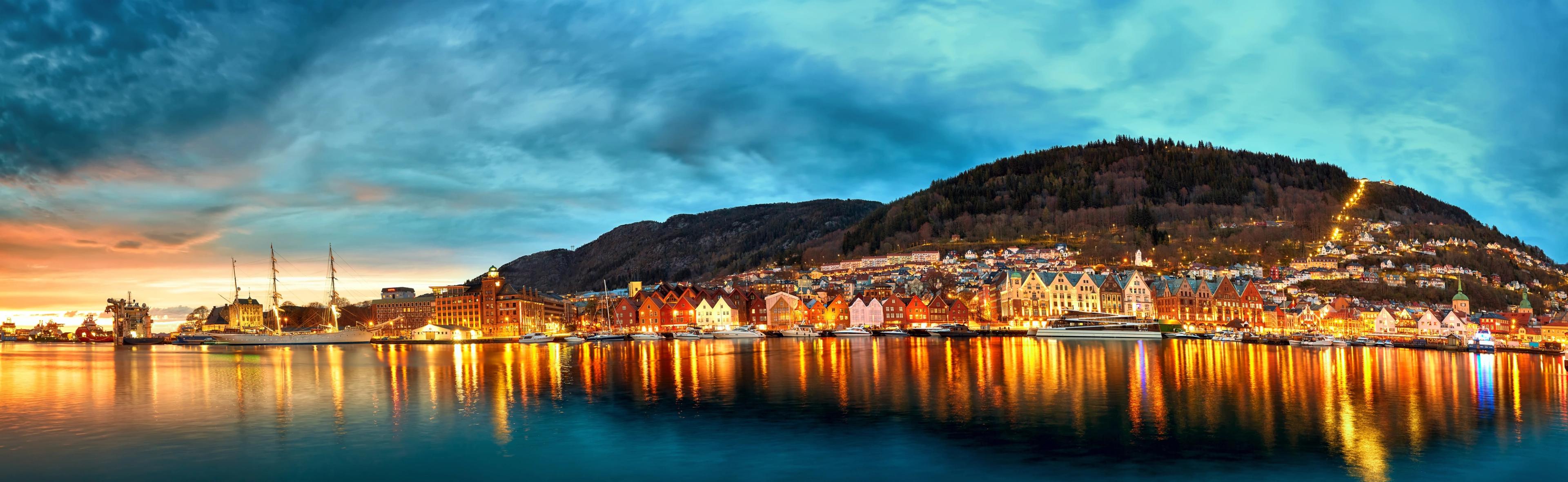 Panoramic View of Bergen