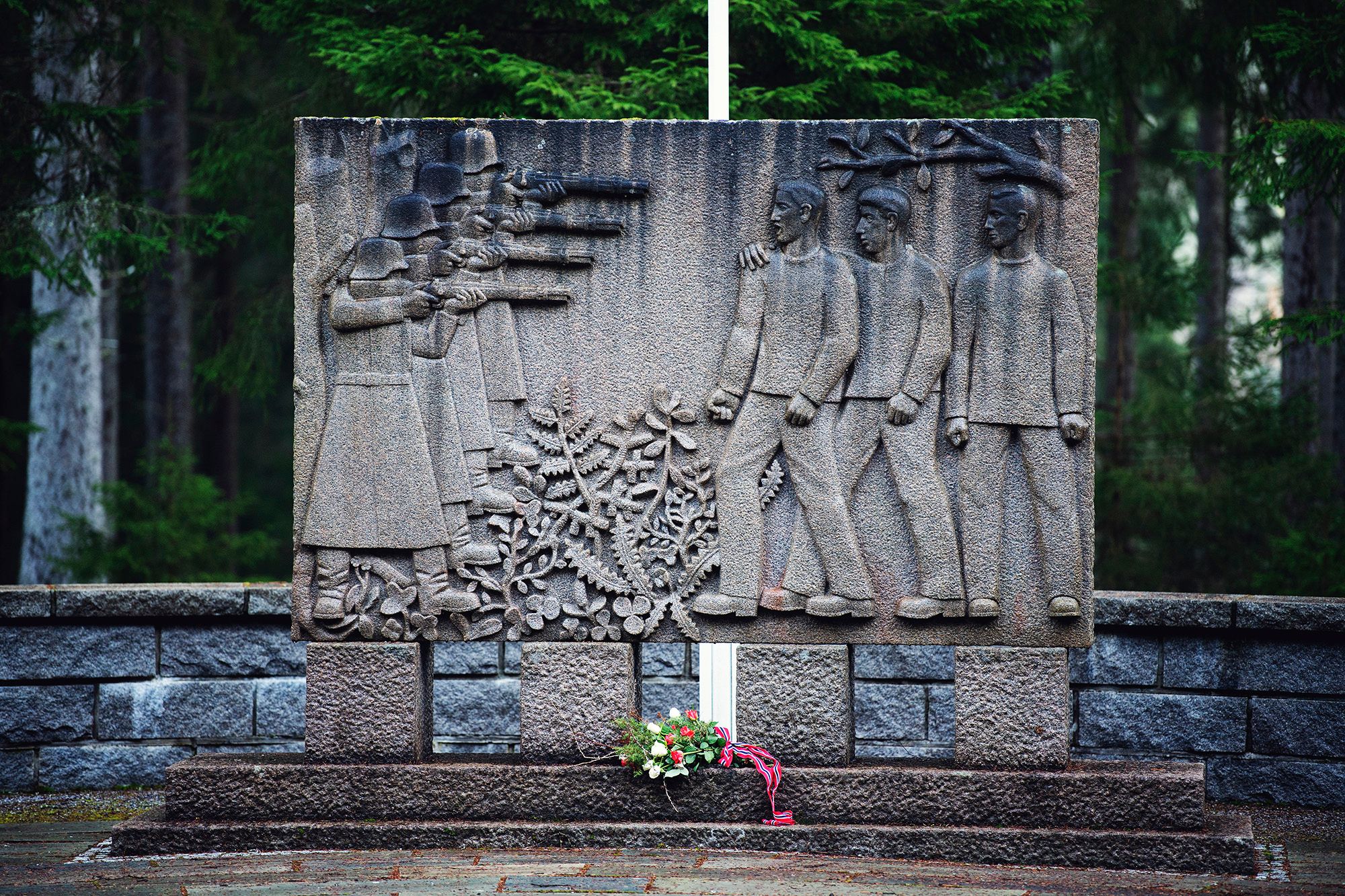 Minnesmerke i Falstadskogen