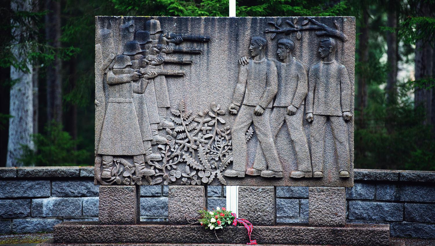 Minnesmerke i Falstadskogen