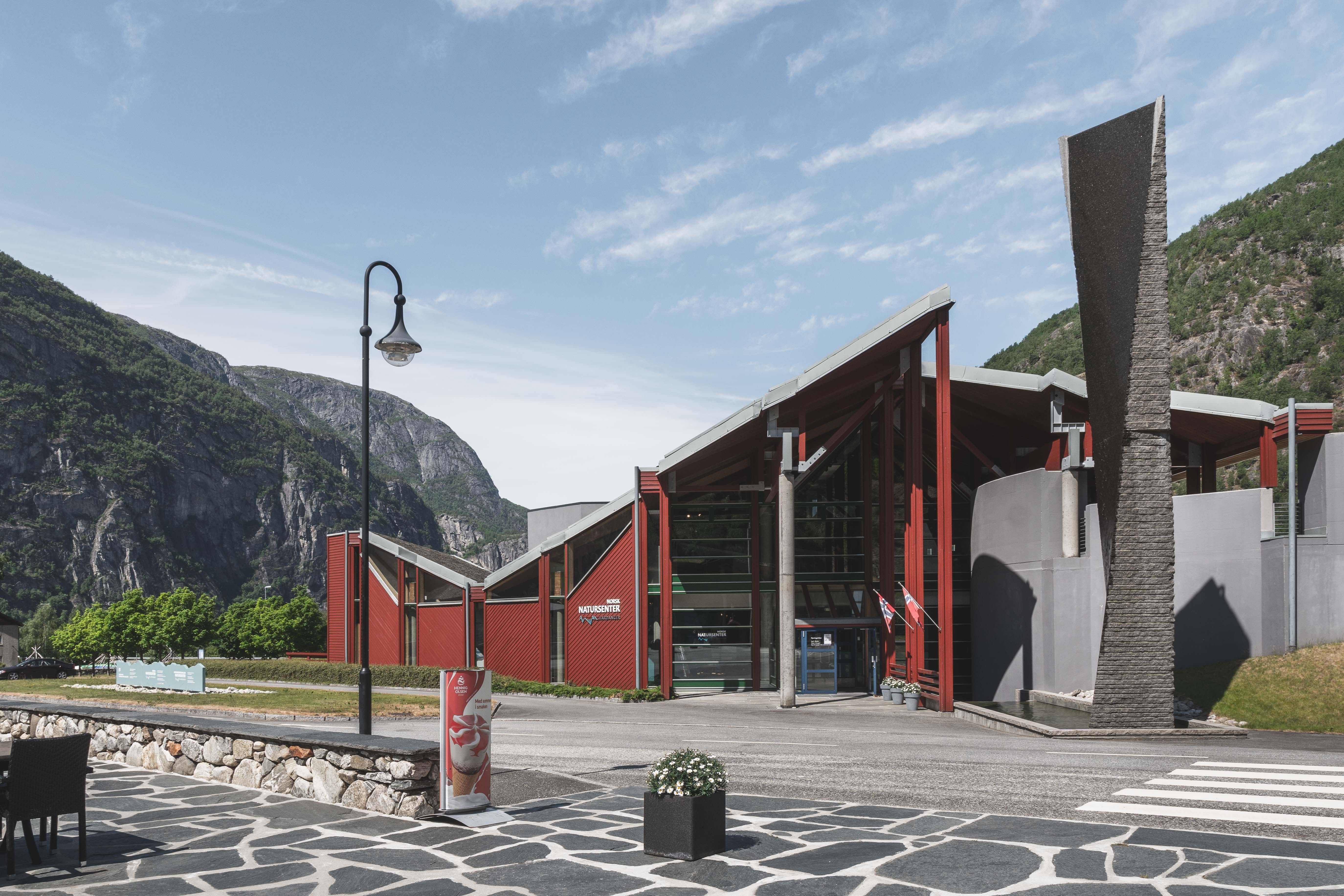 Norwegian Nature center seen from the outside.