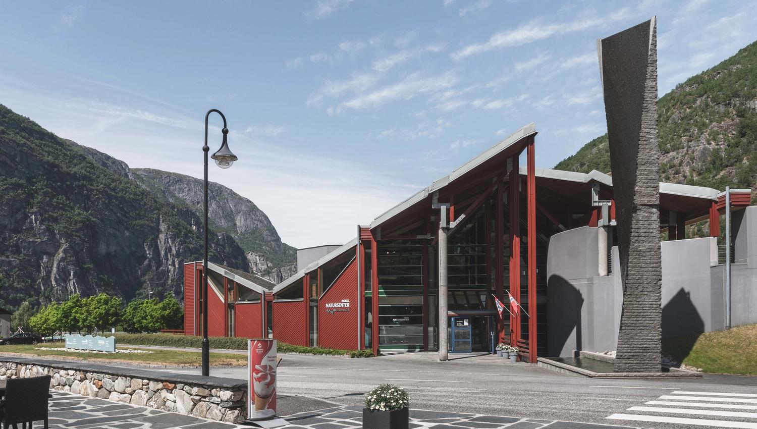 Norwegian Nature center seen from the outside.