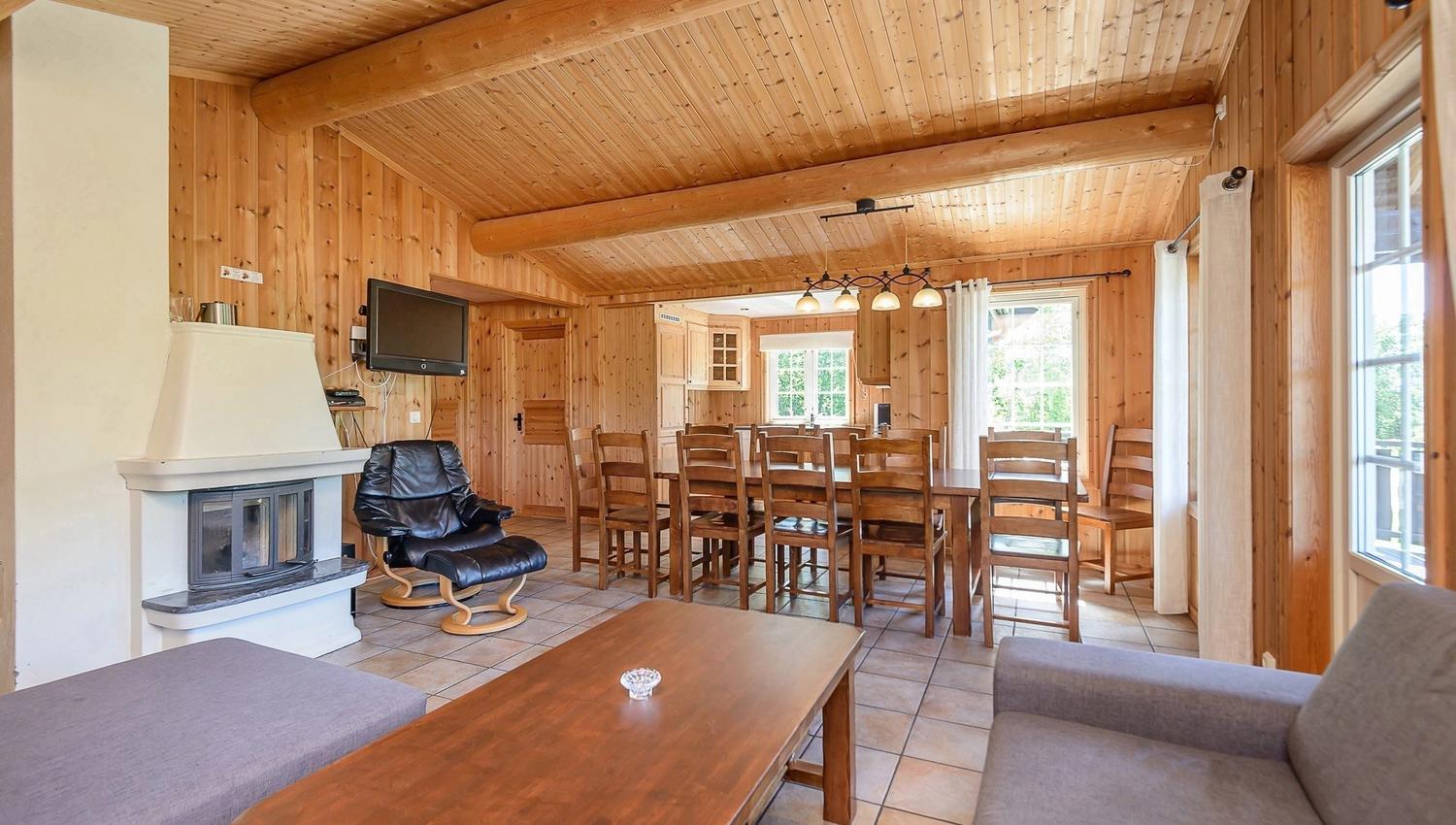 Living room Nordlia 12 cabin