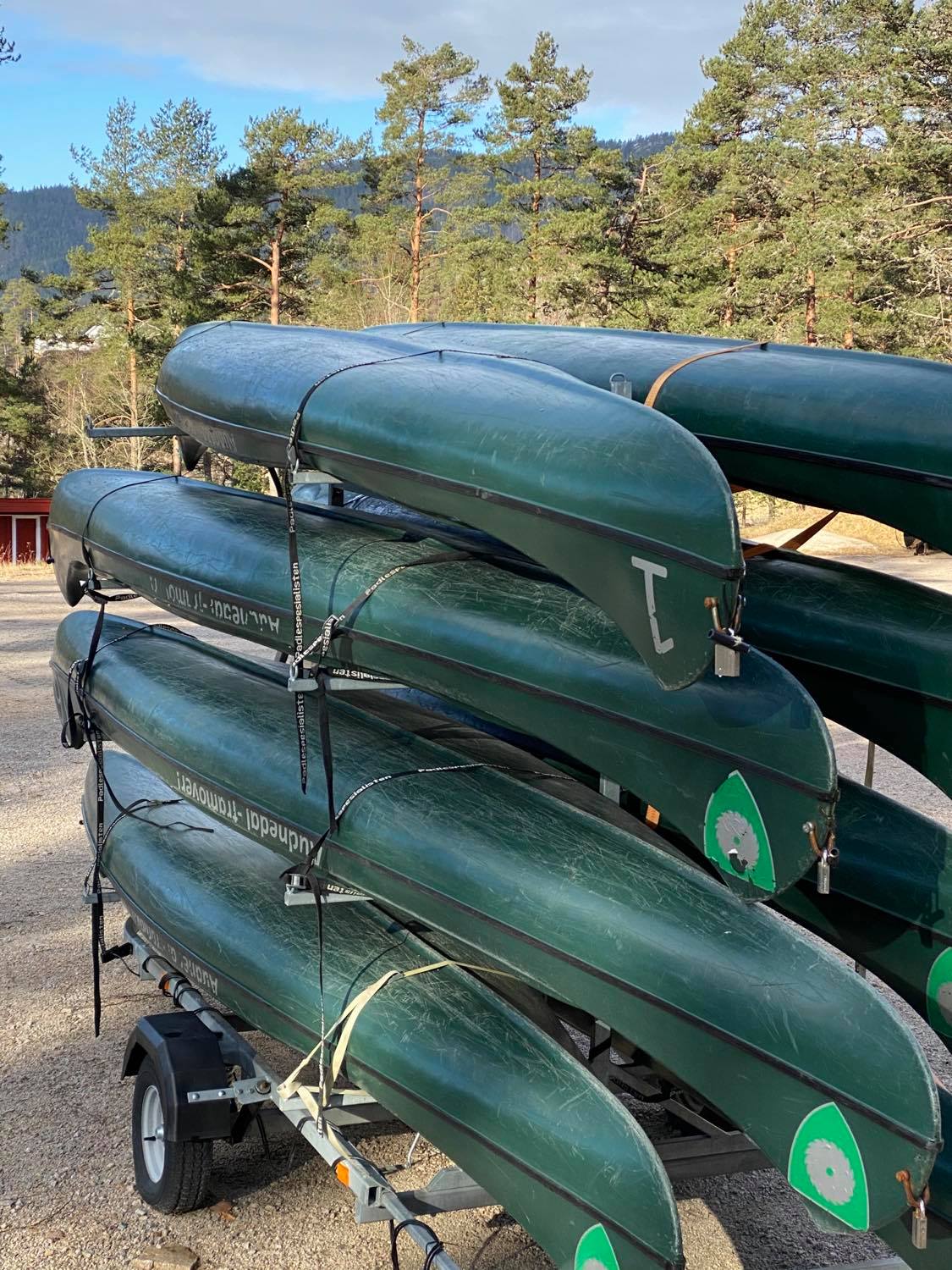 Kanoutleie i Øvre Øydnavatn i Konsmo i Lyngdal