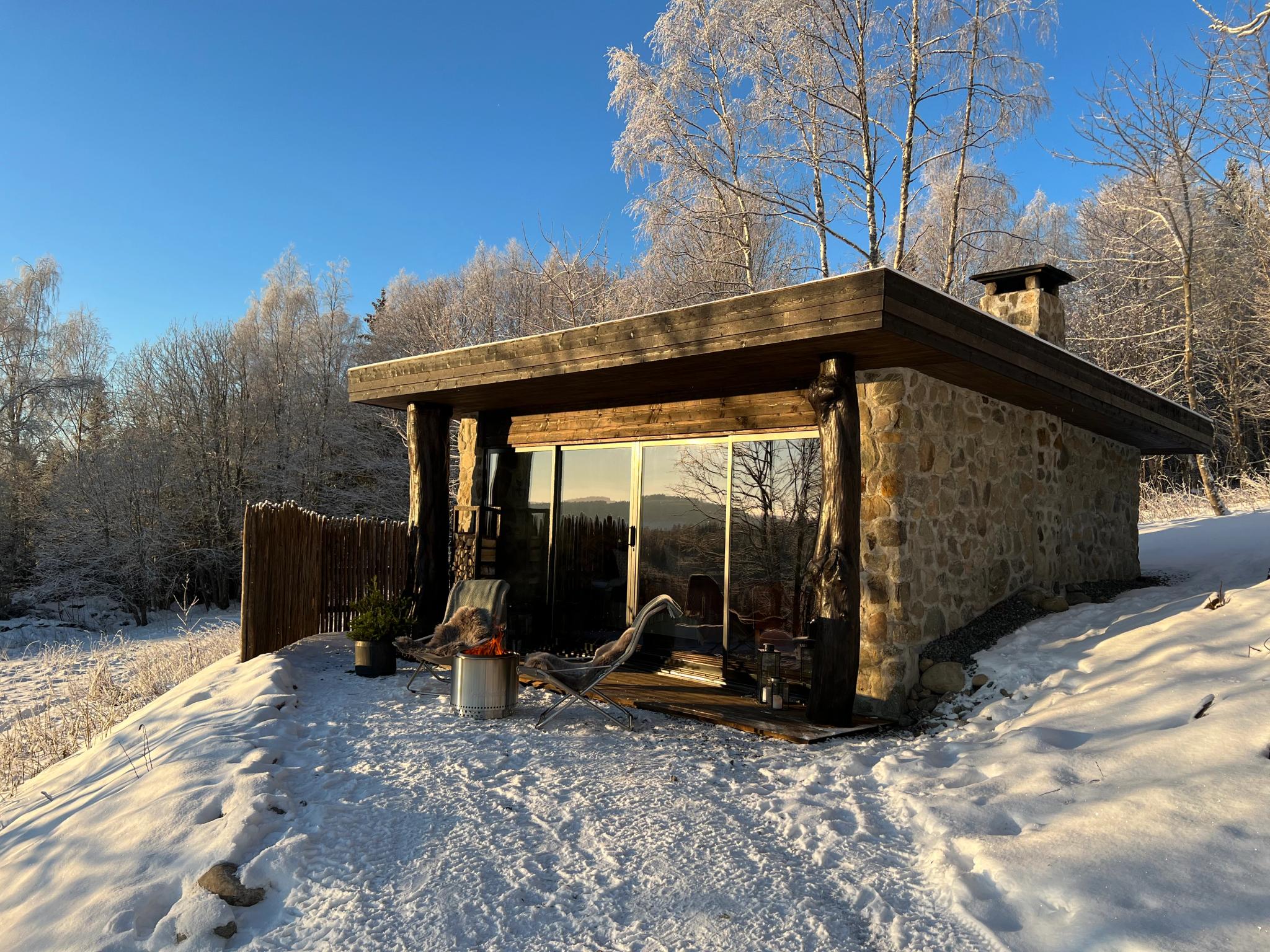 Stonehuts at Kastad Farm in Gjøvik