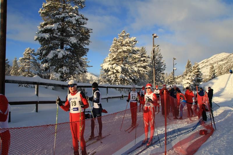 Skirenn på Hovden, bilde