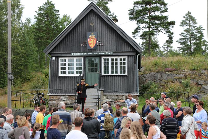 guidet tur på festningsverk