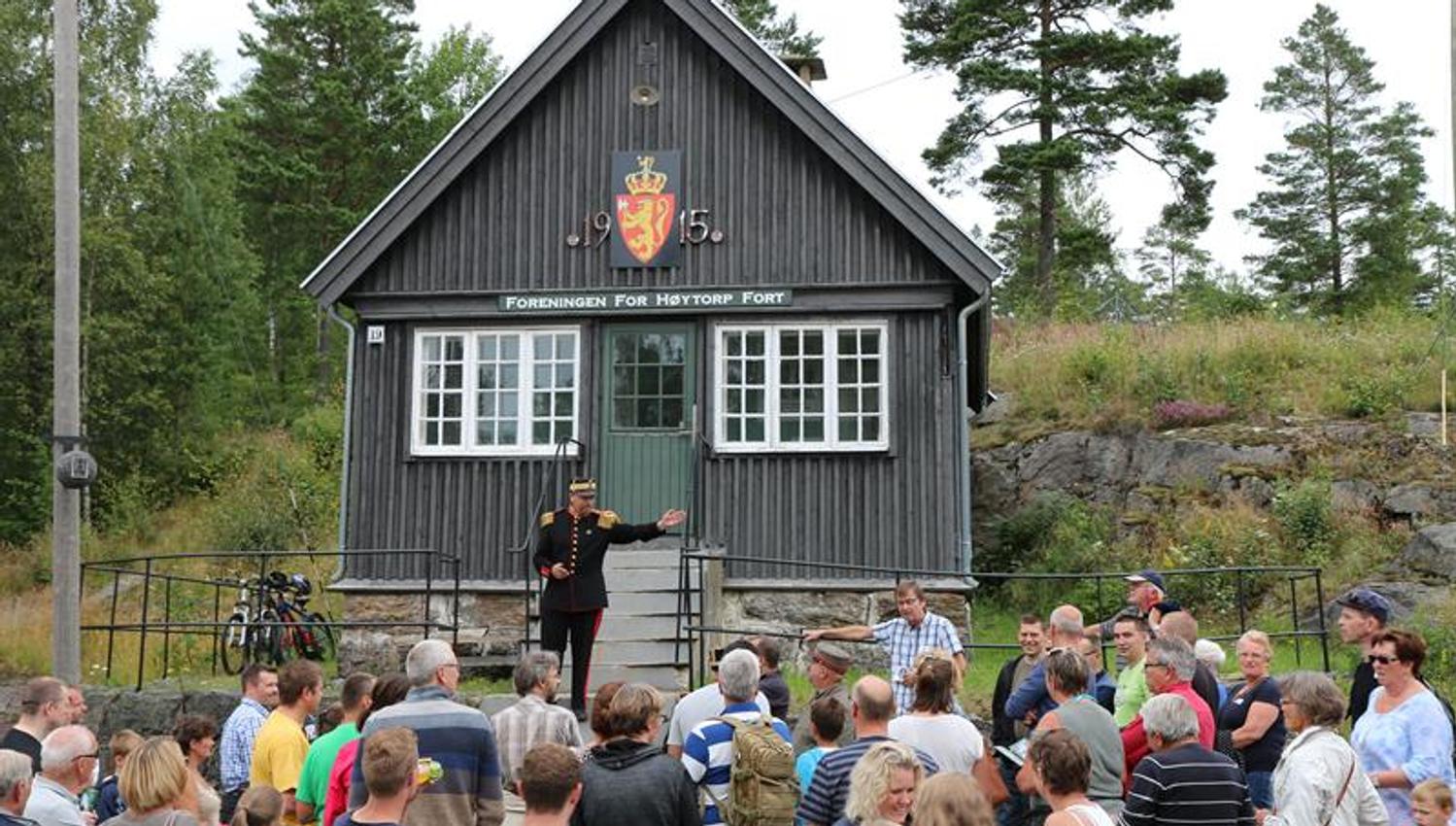 guidet tur på festningsverk