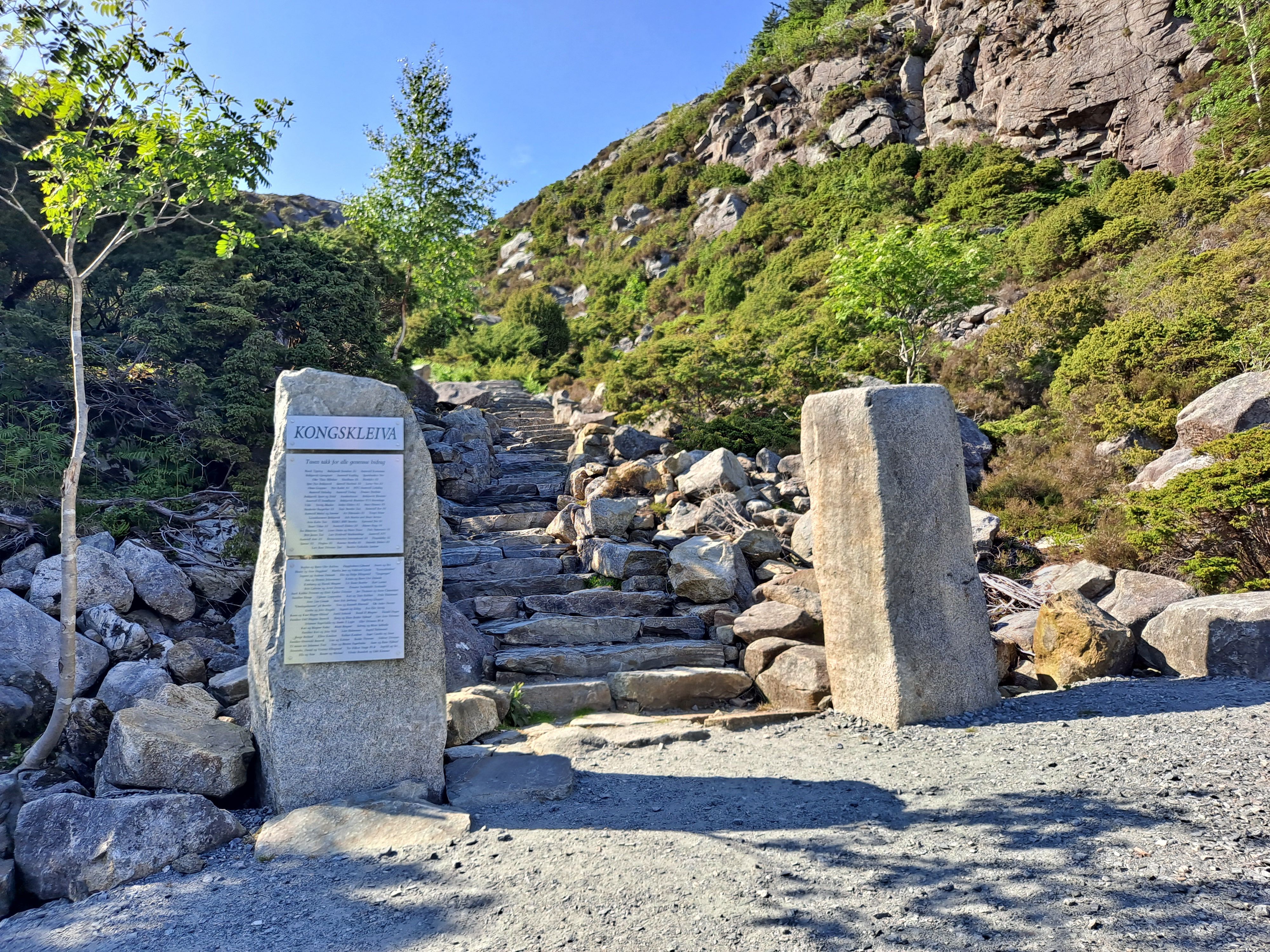 Sherpa stairs to Kongskleiva/Kongsen