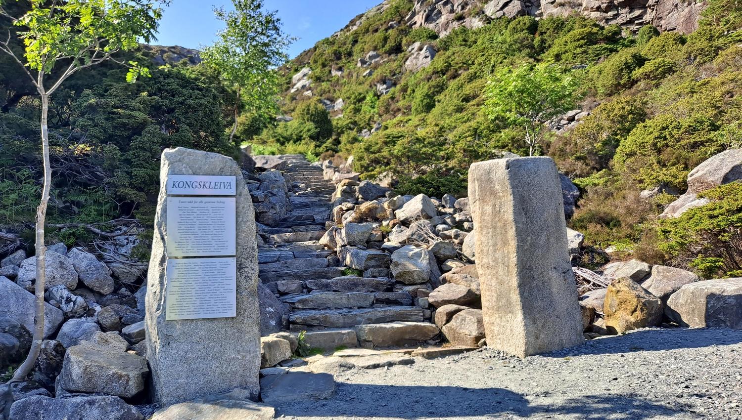 Sherpa stairs to Kongskleiva/Kongsen