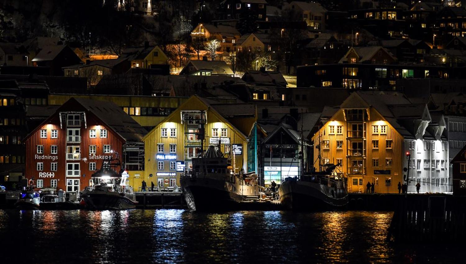 View of the Tromsø harbour