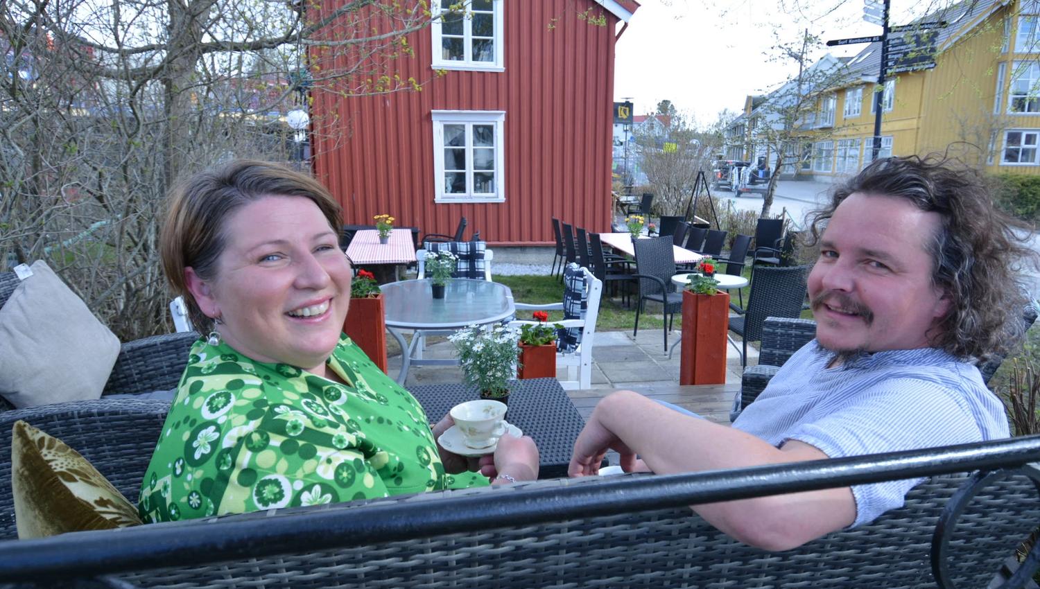 Fornøyde personer