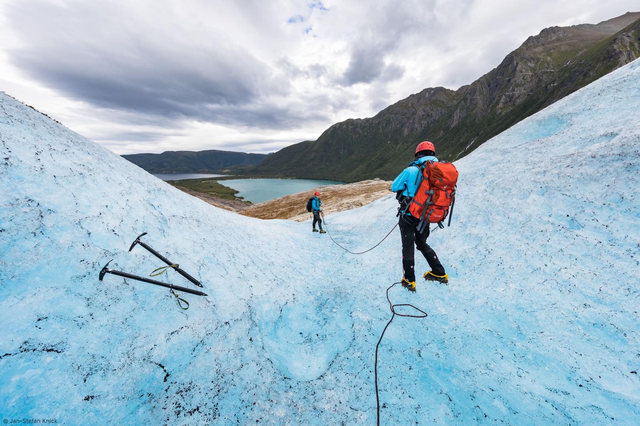 Brevandring på Svartisen