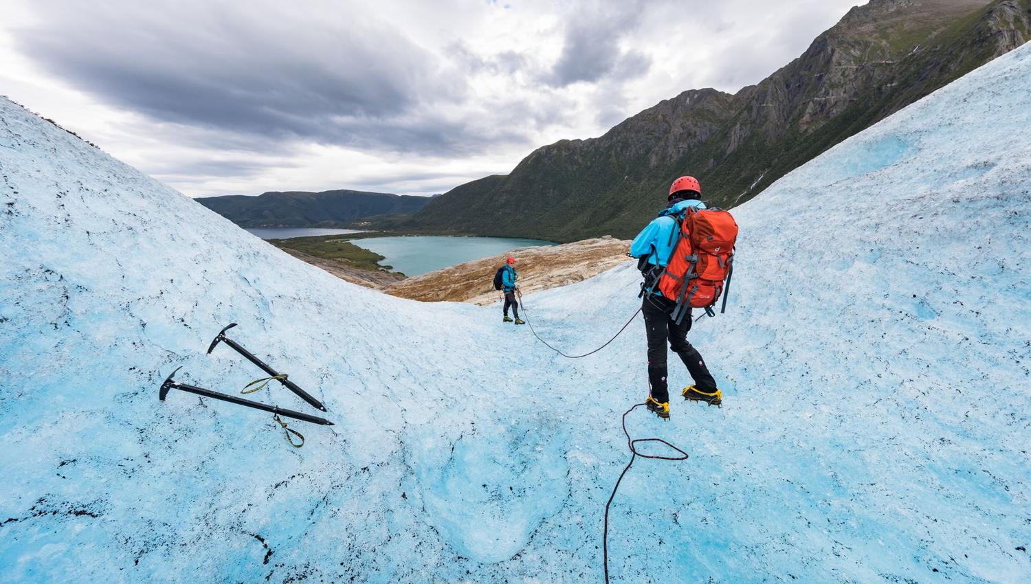 Brevandring på Svartisen
