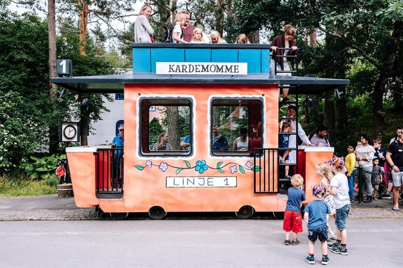 Trikken i Kardemomme By i Dyreparken Kristiansand