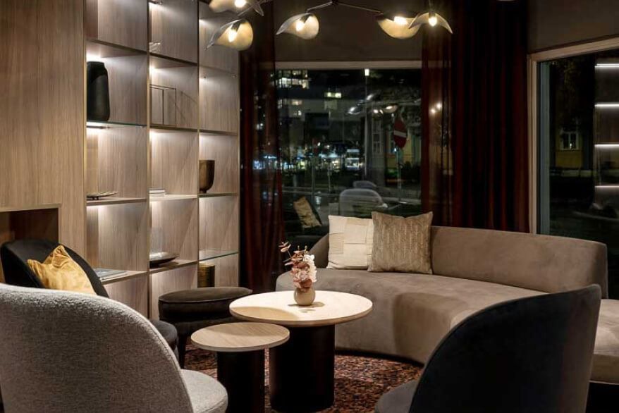 Library at Quality Hotel Saga in Tromso