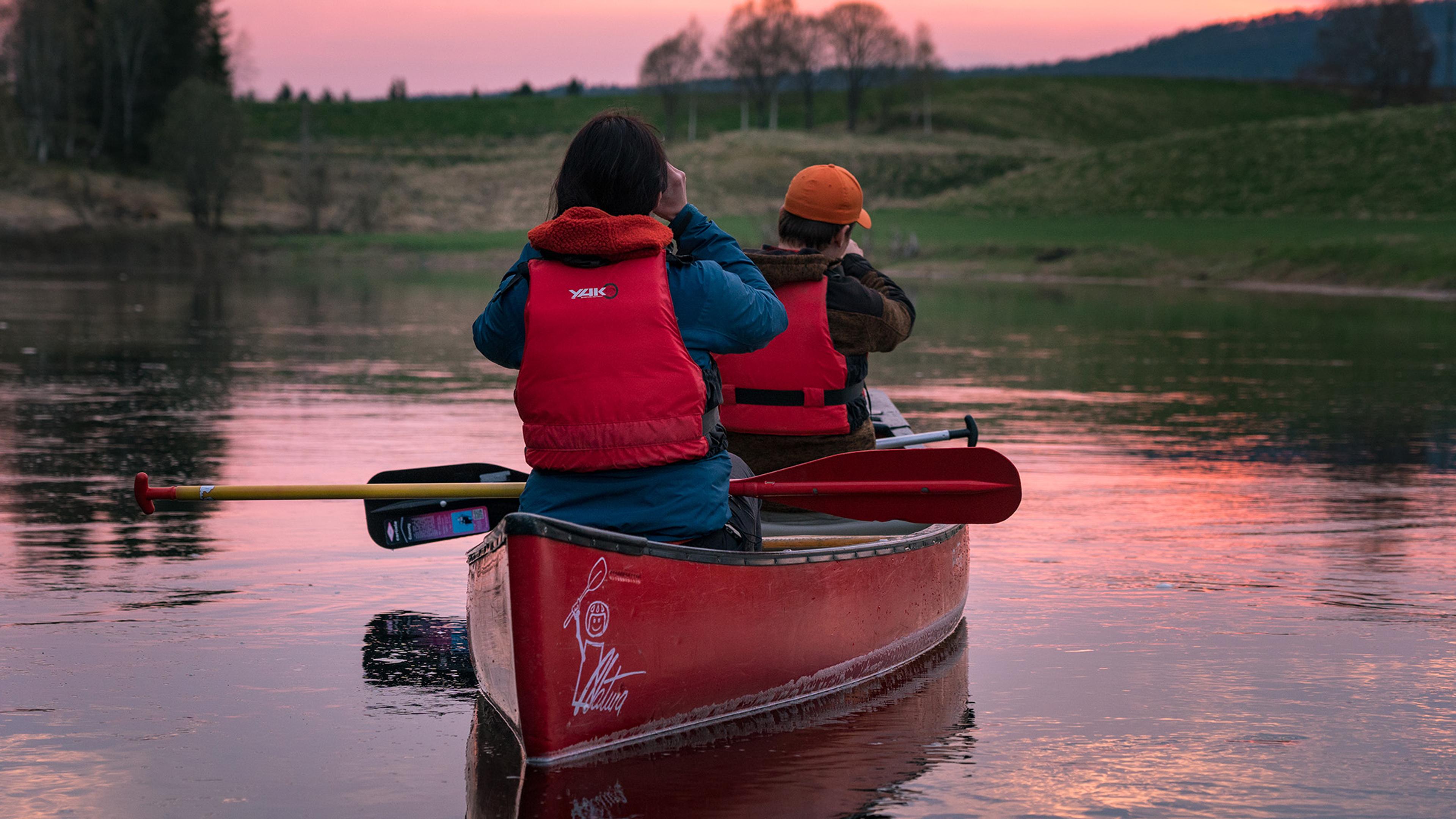 Kanopadling på Ogna