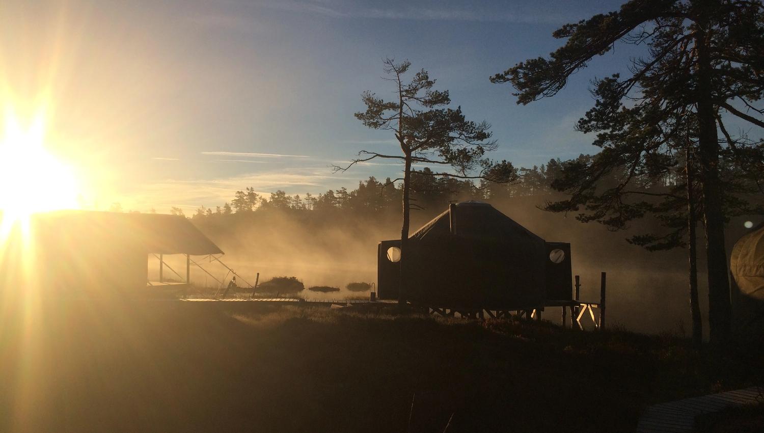 evening atmosphere at Canvas in Telemark
